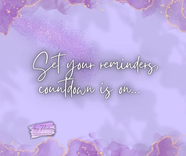 Don’t forget… 14.7.24 🗓️ 20:00 📢

#medium #essexmedium #mediumship #psychicmedium #guidance #amyfleckney #viral #spirit #love #happiness #quotes #announcement 

Are you ready??👀